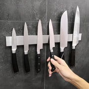 Stainless Steel Knife Stand Magnetic Knife Holder Wall Storage Rack Home for Knives Kitchen Accessories Organizer