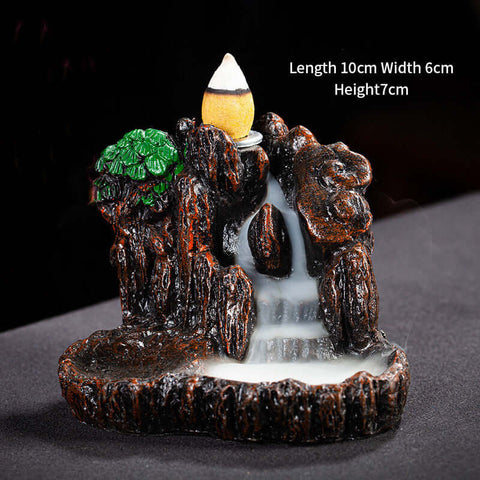 Backflow Incense Burner Creative New Resin Incense Burner Incense Zen Interior Decoration Purification Incense Burner
