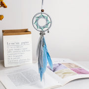 Ins Car Pendant Yilu Ping An Dream Catcher Car Creative Car Interior Decoration Rearview Mirror Pendant Pendant Lady